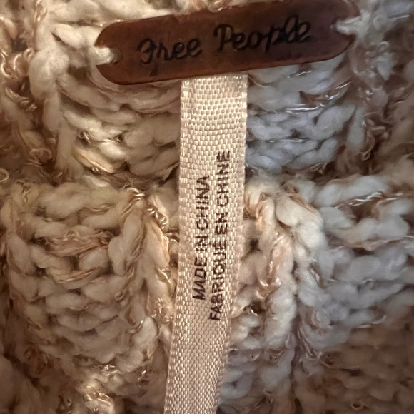 FREE PEOPLE VALENTINA BLUSH SWEATER NWT - Picture 8 of 9